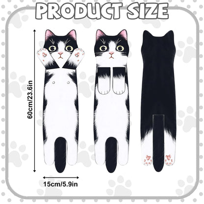 Cokoozoo Funny Cat Hand Towels for Bathroom – Soft, Absorbent, Perfect Cat Gifts for Cat Lovers, Women, Birthday, Mother’s Day