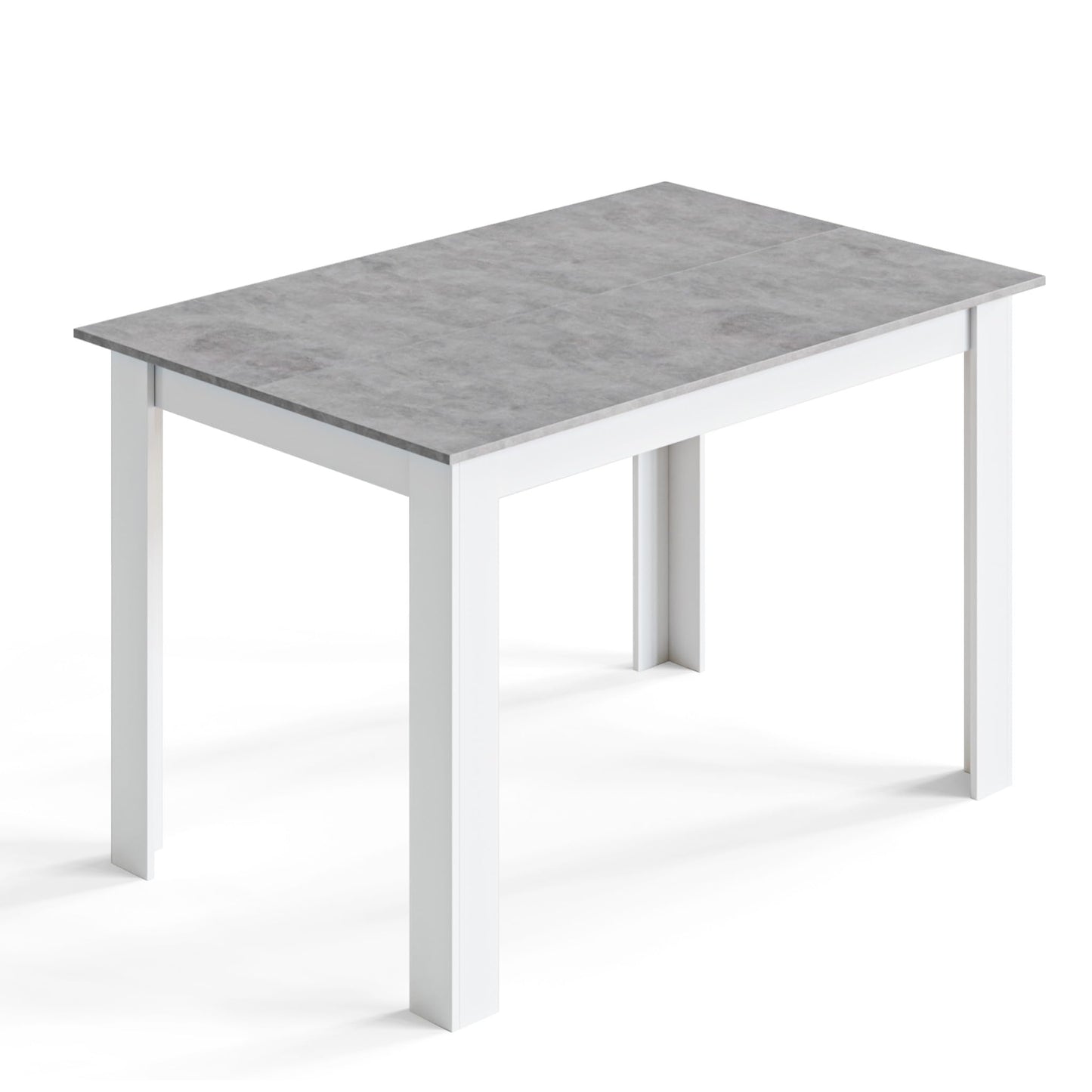 Mondeer Dining Table, Kitchen Table for 4 People, 120W x 80D x 75H cm