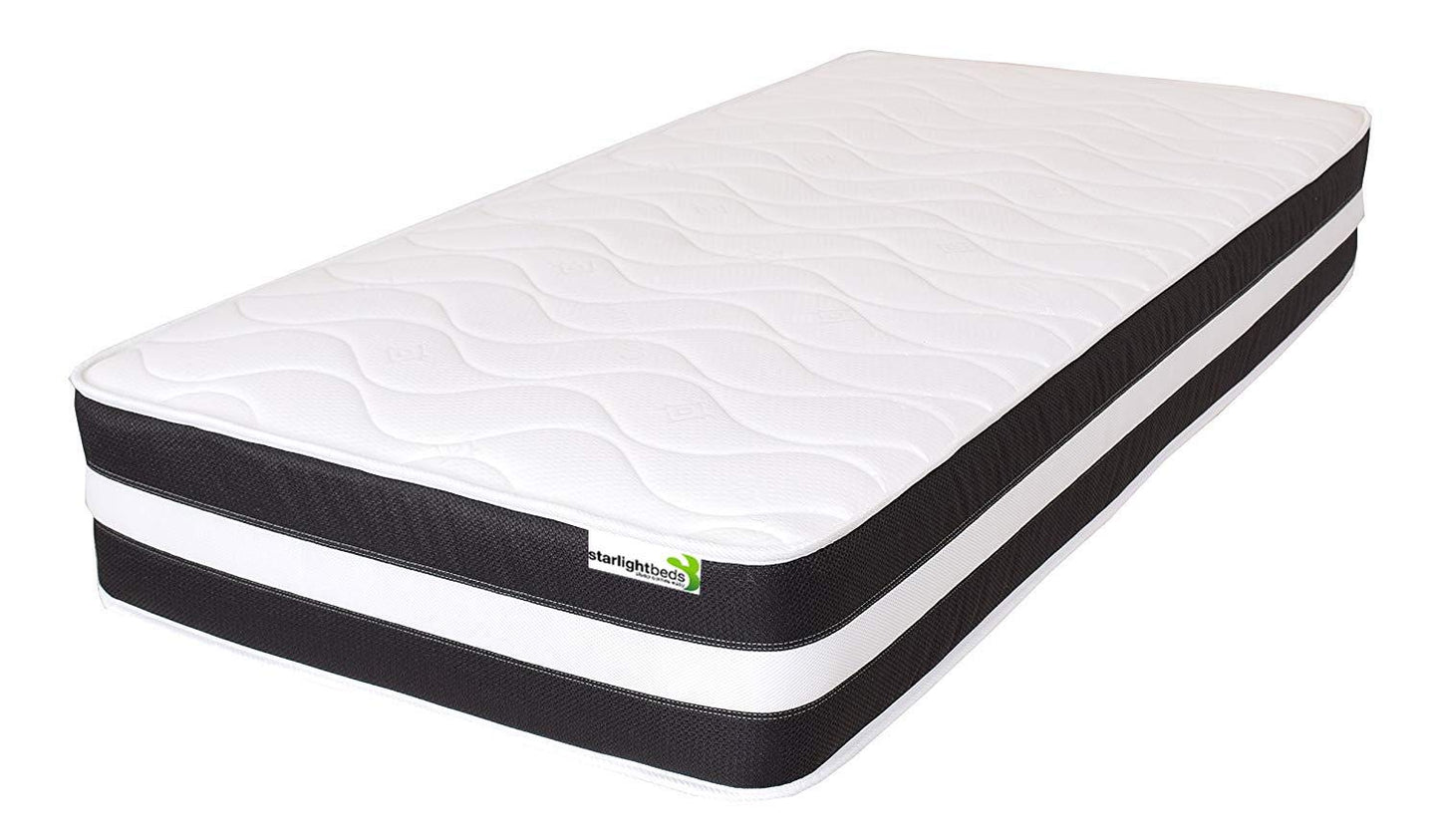Starlight Beds Cascade Hybrid Single Mattress, 3ft x 6ft3