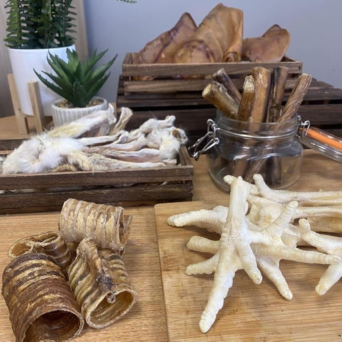 Mixed Bulls Pizzles x 1kg (mainly 5") Premium Natural Dog Treats Chews Bully Sticks