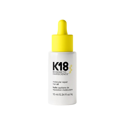 K18 Molecular Repair Hair Oil, Weightless Oil for Stronger, Healthier Hair, Suitable For All Hair Types, 10ml