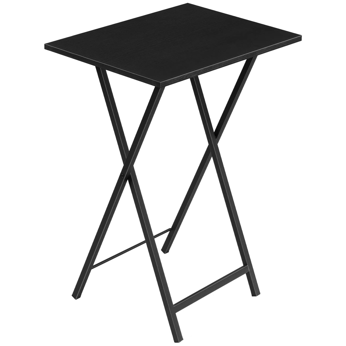 HOOBRO Side Table, TV Tray, Folding Snack Table for Eating at Couch or Bed, Sofa Laptop Table for Small Space, Living Room, Bedroom, Sturdy