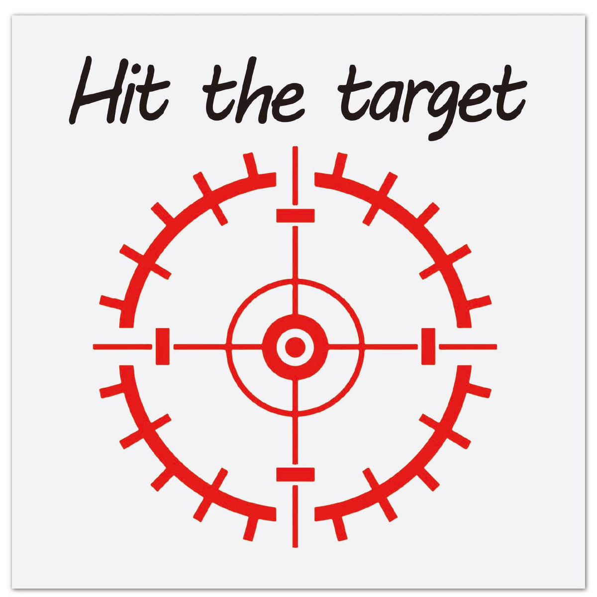 GORGECRAFT 10 Sheet Hit The Target Toilet Stickers Target Shooting Urine Decals Red Bullseye with Aiming Line Pattern Pee Training PVC Waterproof