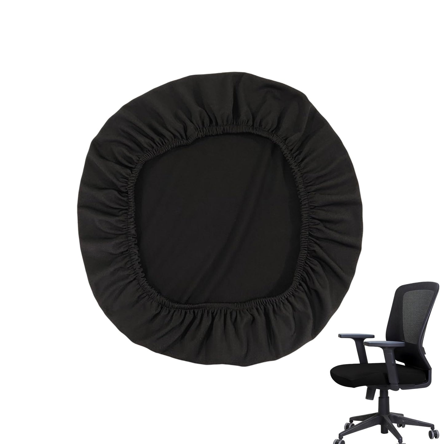 Elastic Office Chair Cover Stretch Non-Slip Washable for Swivel Desk Chairs
