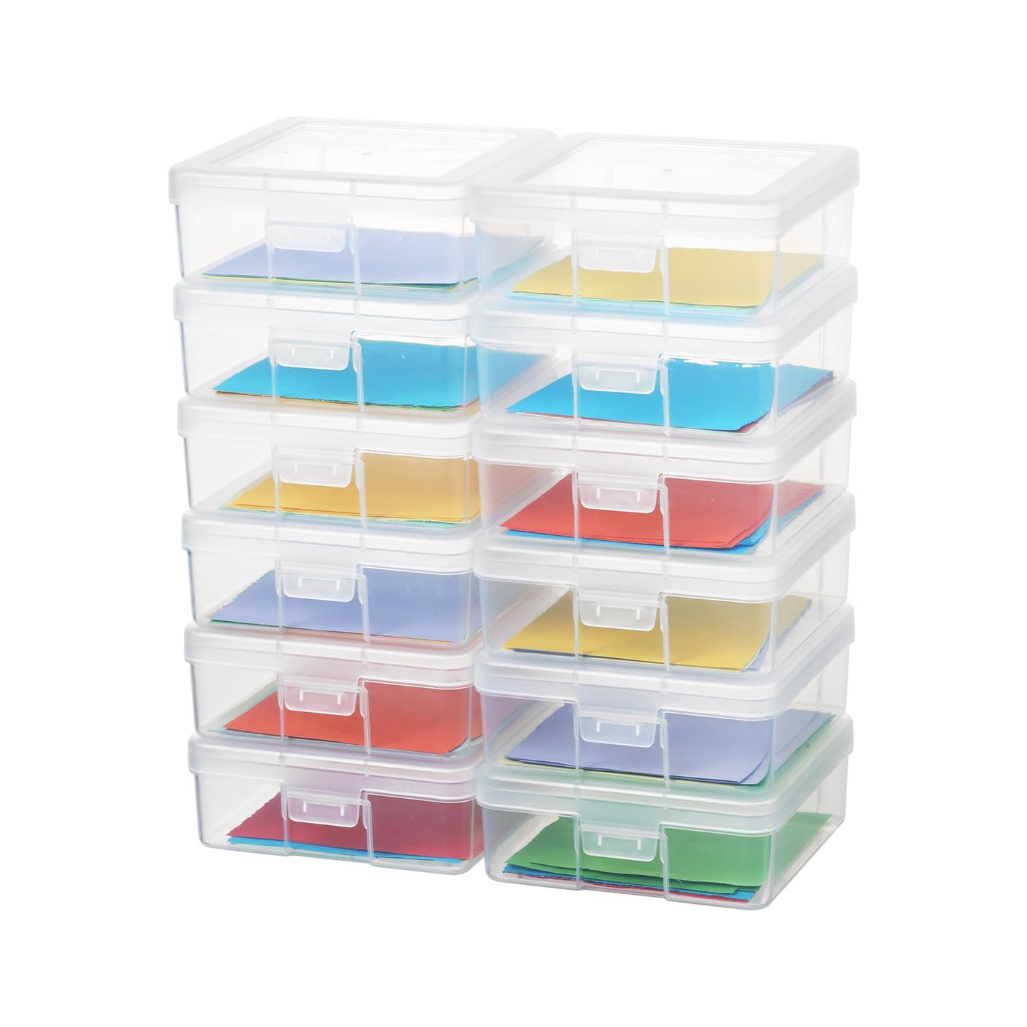 novelinks Plastic Small Storage Containers for Organizing, Mini Tote Box