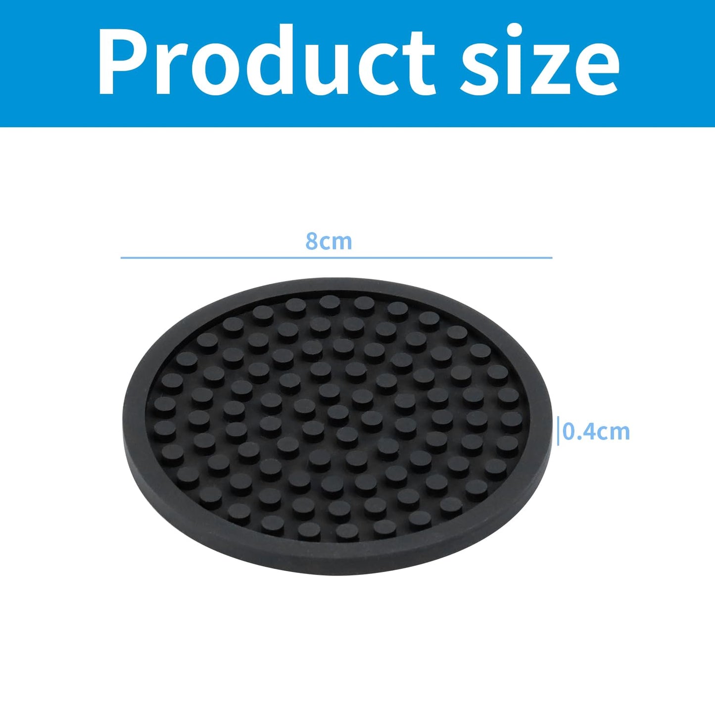 Electric Toothbrush Holder, 4 Pieces Compact Electric Toothbrush Holder, Silicone Toothbrush Holder for Children's Travel, Bathroom, 8 x 8 cm