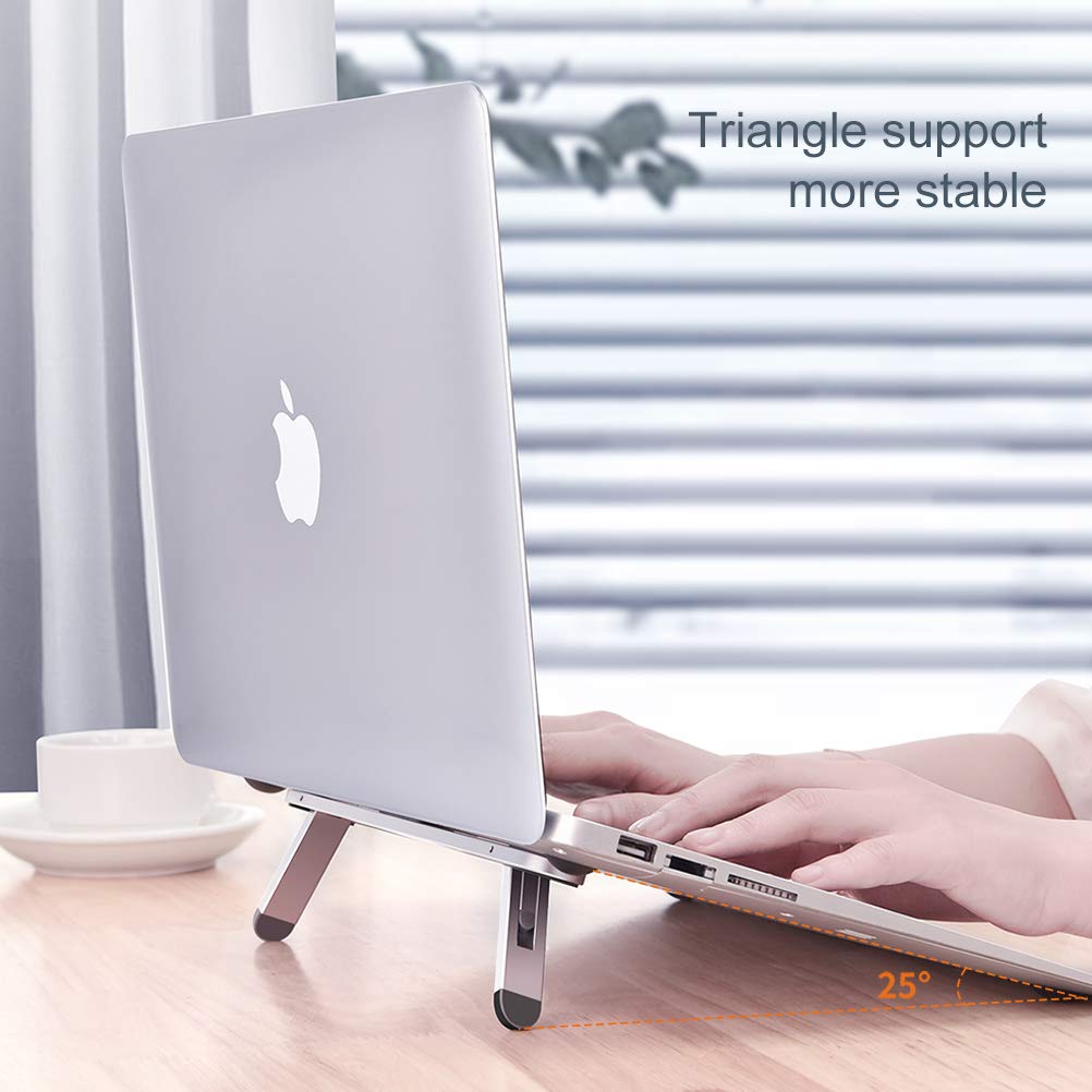 nediea Mini Laptop Stand for Desk, Keyboard Feet Riser, Laptop Cooling