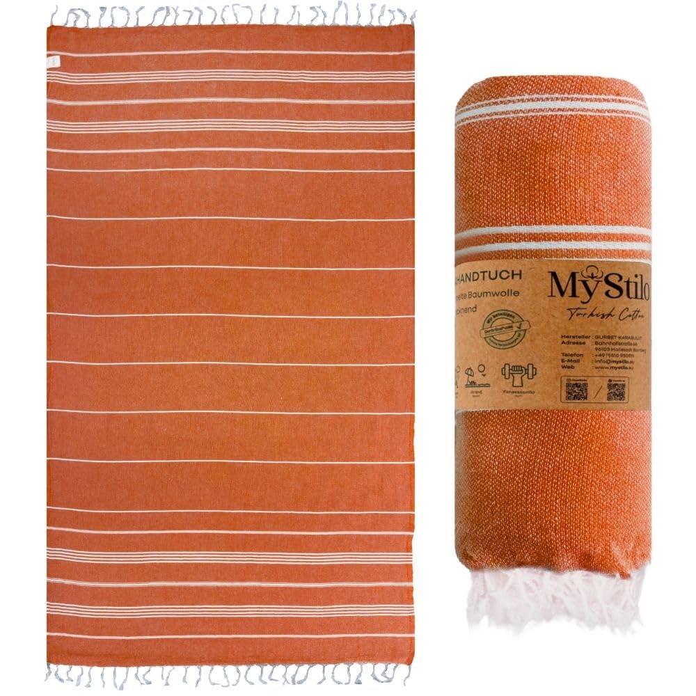 MyStilo® XXL Sauna Towel, Hammam Towel, Large, Soft Bath Towel, 100 x 200 cm, Quick-Drying, Premium Beach Towel, Towel for Men, Women