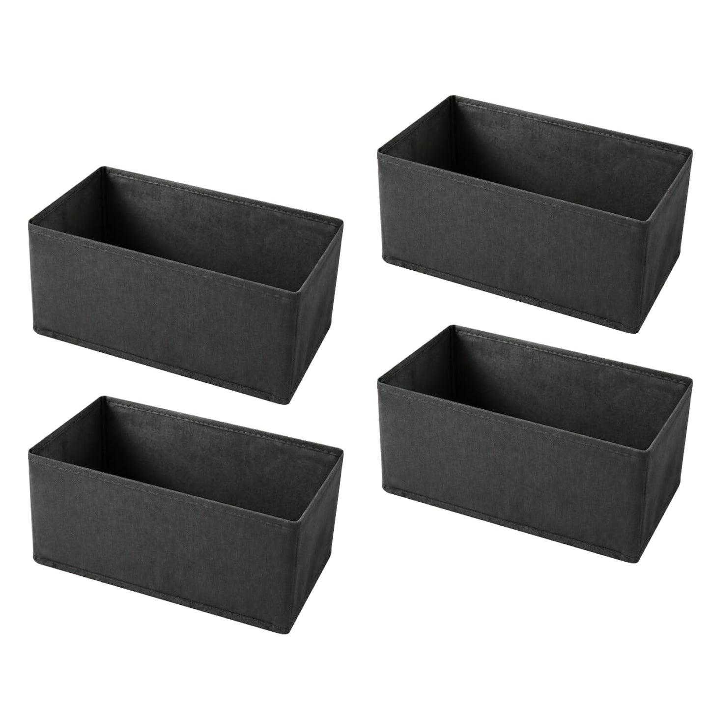 4 Pcs Drawer Organiser Clothes, Drawer Dividers for Clothes, Non-woven Fabric Wardrobe Organiser Boxes