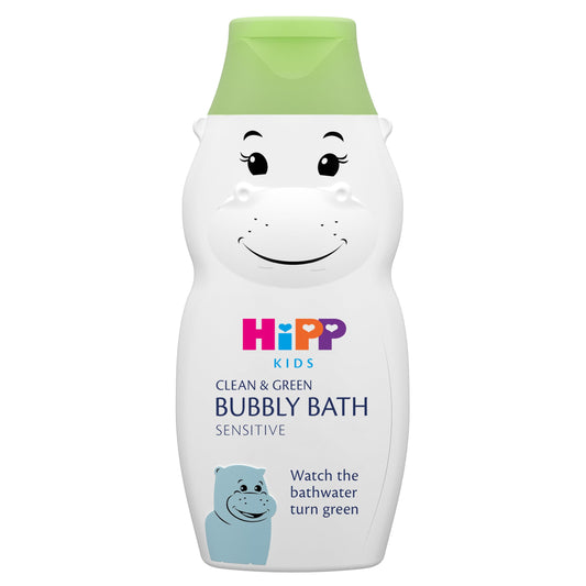HiPP Kids Clean and Green Bubble Bath Hippo 300ml (Pack of 6)