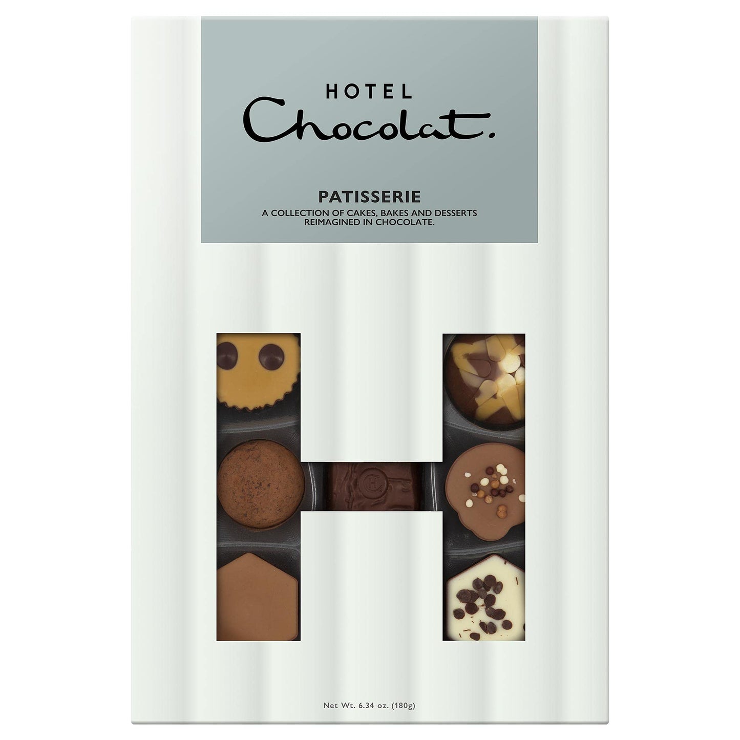 Hotel Chocolat Patisserie H-Box - 14 Dessert-Inspired Chocolates, 180g - Chocolate Gifts For Birthday, Thank You, Congratulations, Anniversary - Gifts
