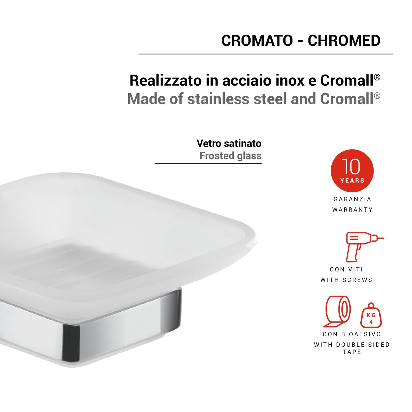 Gedy Soap dish Tonga Chrome