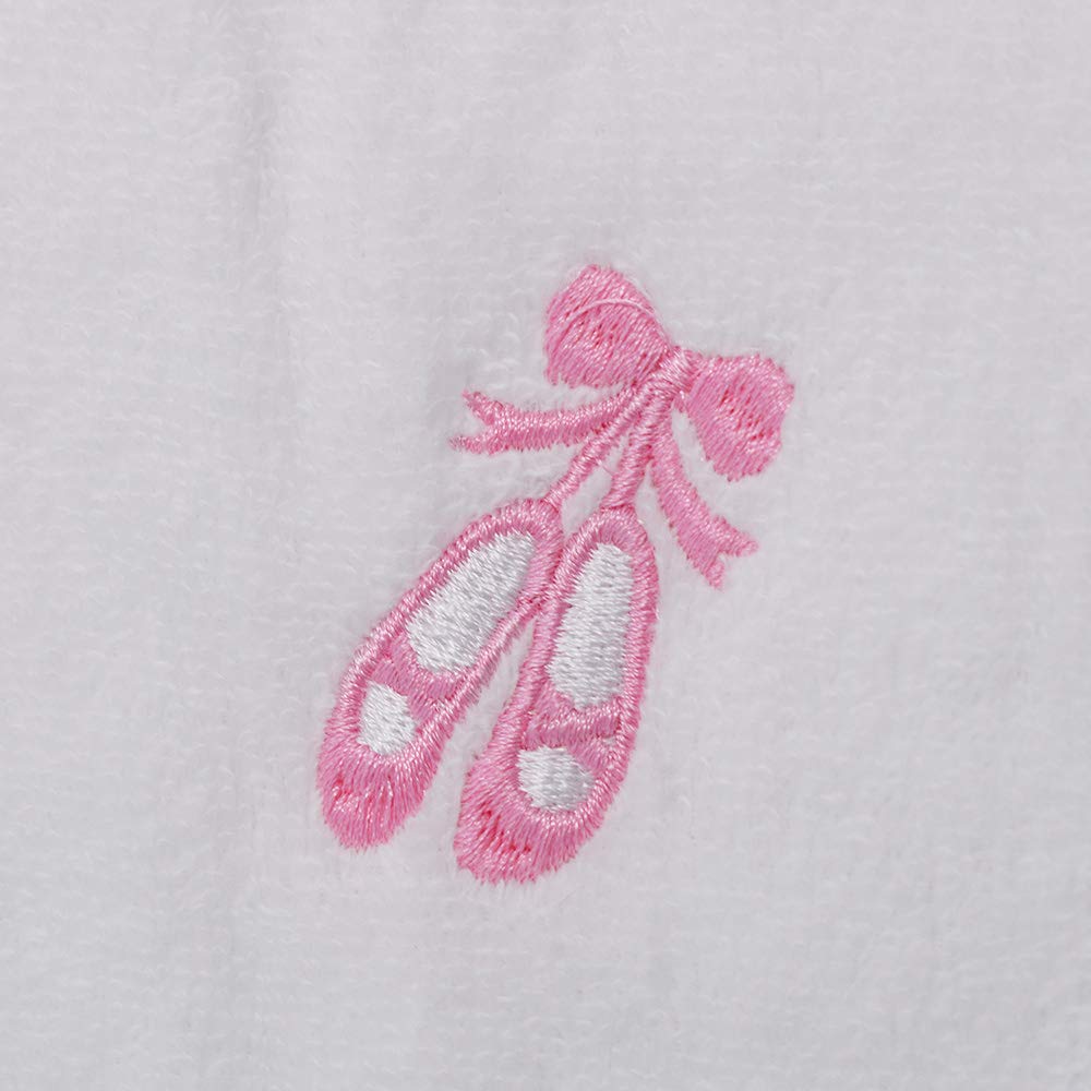Nanxson Washcloth Towels Set 4 Pack Cotton Fingertip Towel Hand Bath Towel Baby Wash Face Cloths MJ0004 (4 pieces set (30 x 30 cm), white)