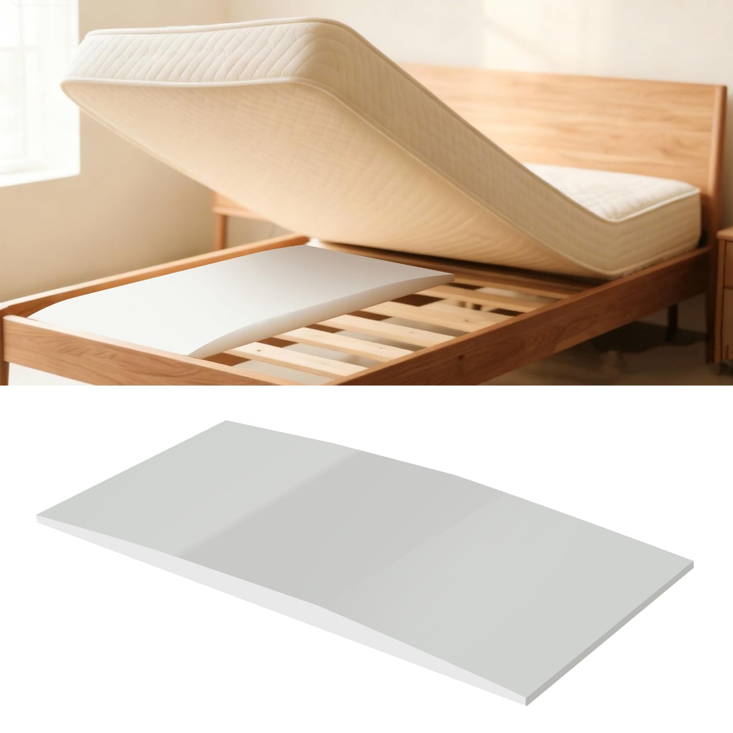 awagas Sagging Mattress Support Fix Sinking Beds, 35D High Density Foam Pad