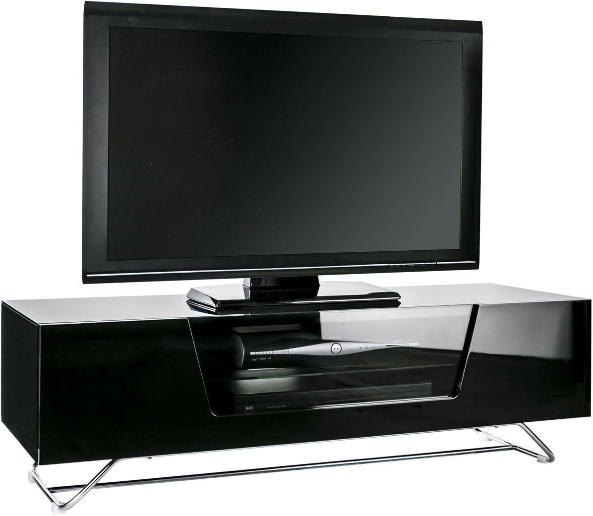 Alphason Chromium 2 1200 TV Cabinet - Black