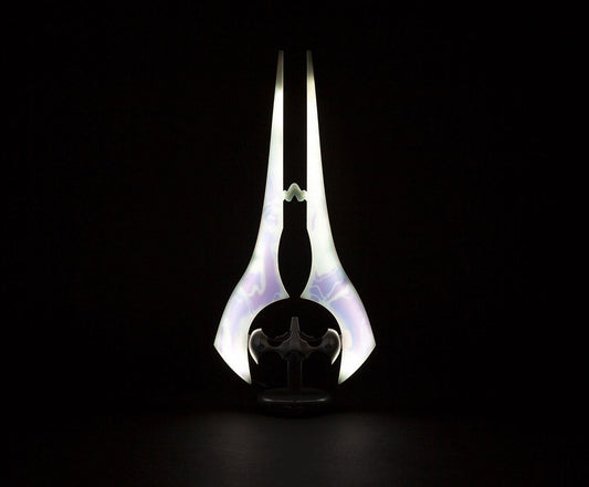 Ukonic Halo Light-Up Energy Sword Collectible LED Desktop Lamp | 14 Inches Tall
