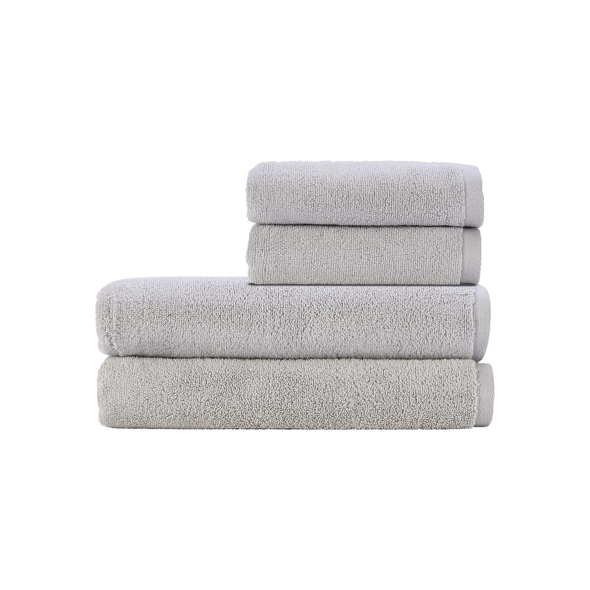 Christy Cirrus Bath Sheets Set | 4 Pieces | 2 Hand 2 Bath Sheets | Super Soft and Fluffy | Quick Dry | Lightweight Bathroom Shower Towels