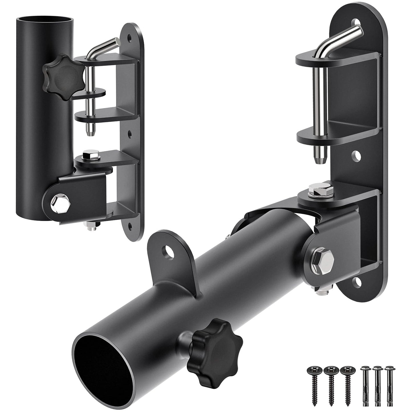 Kipika Heavy-Duty Wall-Mounted Landmine Attachment: 2-Inch Olympic Bar Compatible, Swiveling T-Bar Row Platform for Ultimate Home Gym Workouts