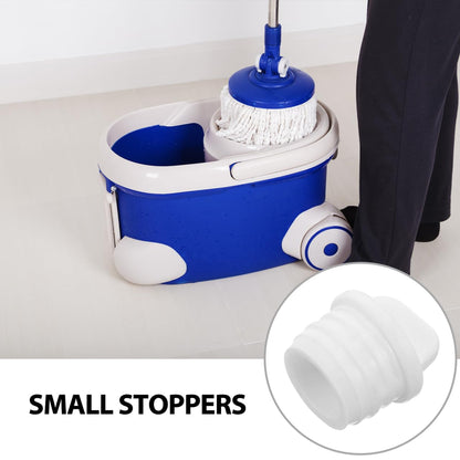 Amosfun 2Pcs Mop Bucket Stopper Plugs Rubber Drain Outlet Sealing Small Leakproof Replacement Accessories 0.98X0.79X0.79In for Cleaning Buckets