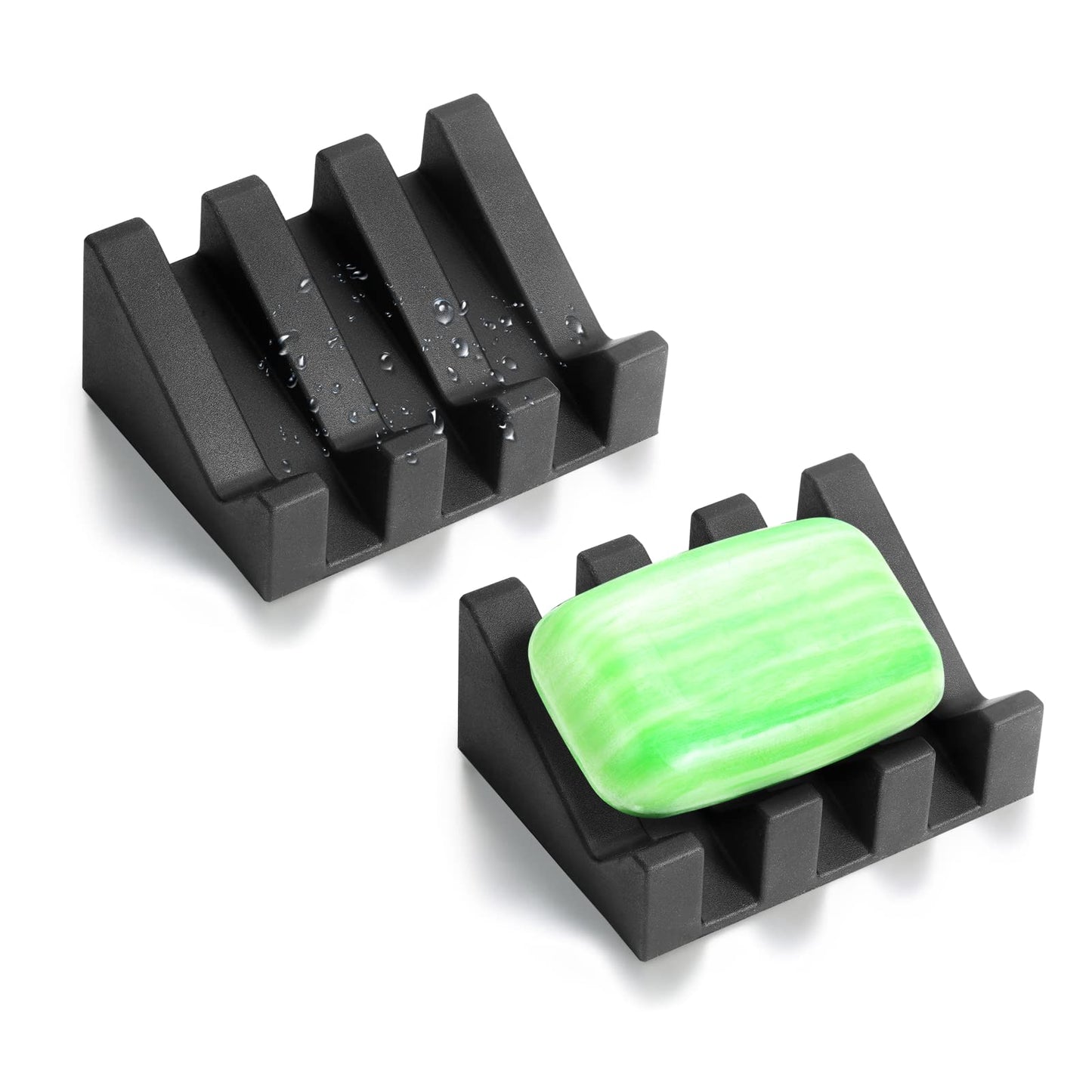 Soap Dish, Bar Soap Holder for Shower for Bathroom, Kitchen, Bathtub, Easy to Clean, Keep Soap Dry, Extend Soap Life