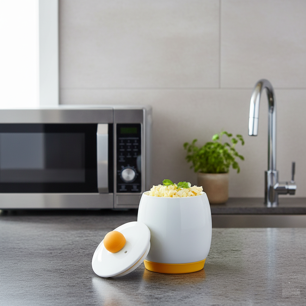 Ceramic Microwave Egg Cooker A161619