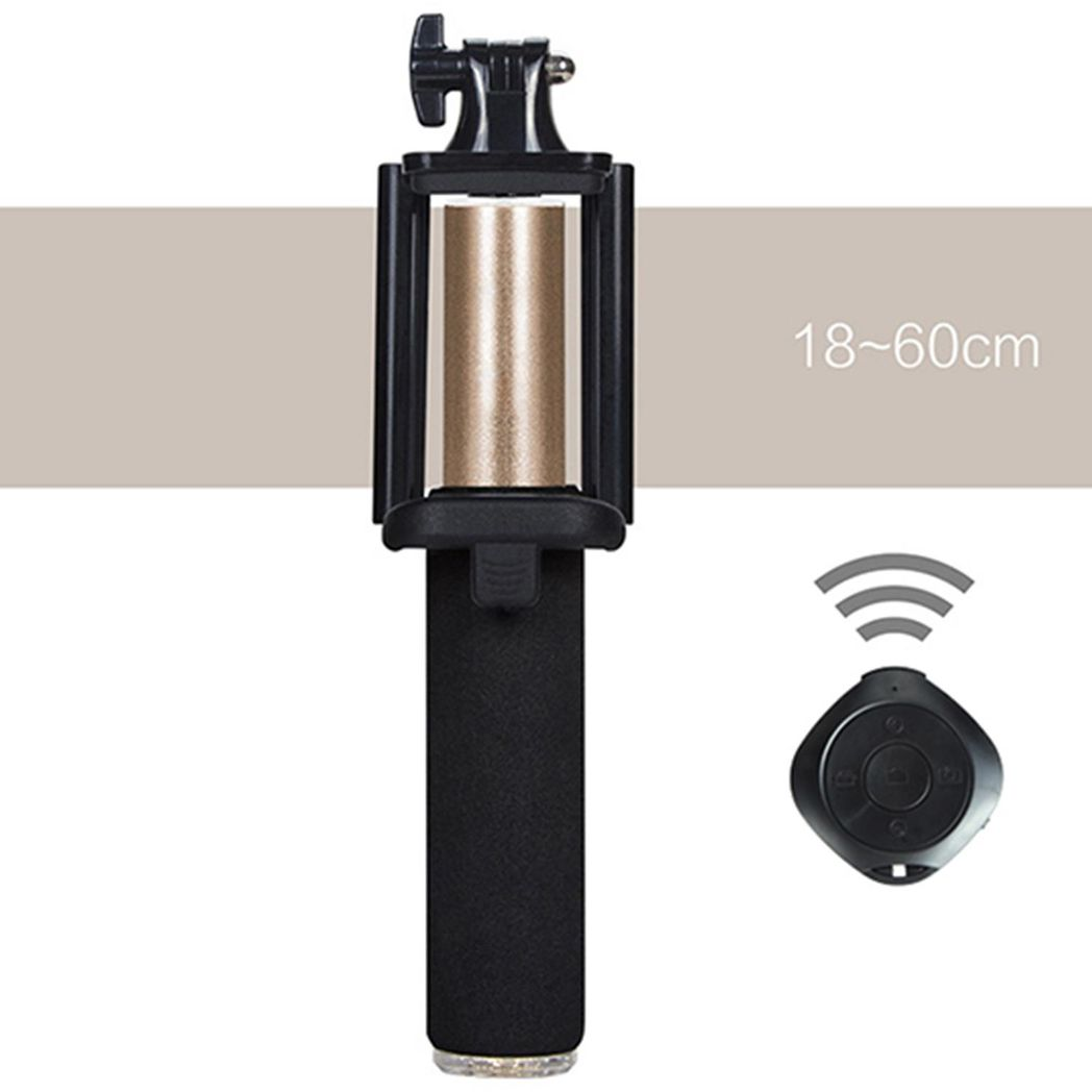 Aquarius Selfie Stick with Video Function - Gold