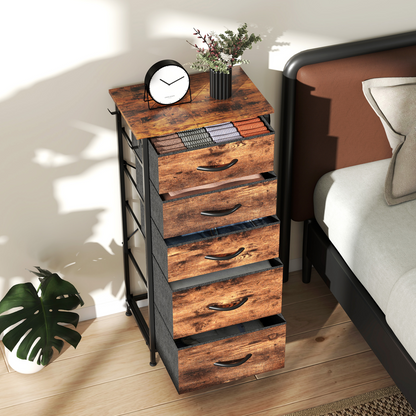 Wood Storage Chest of Drawers