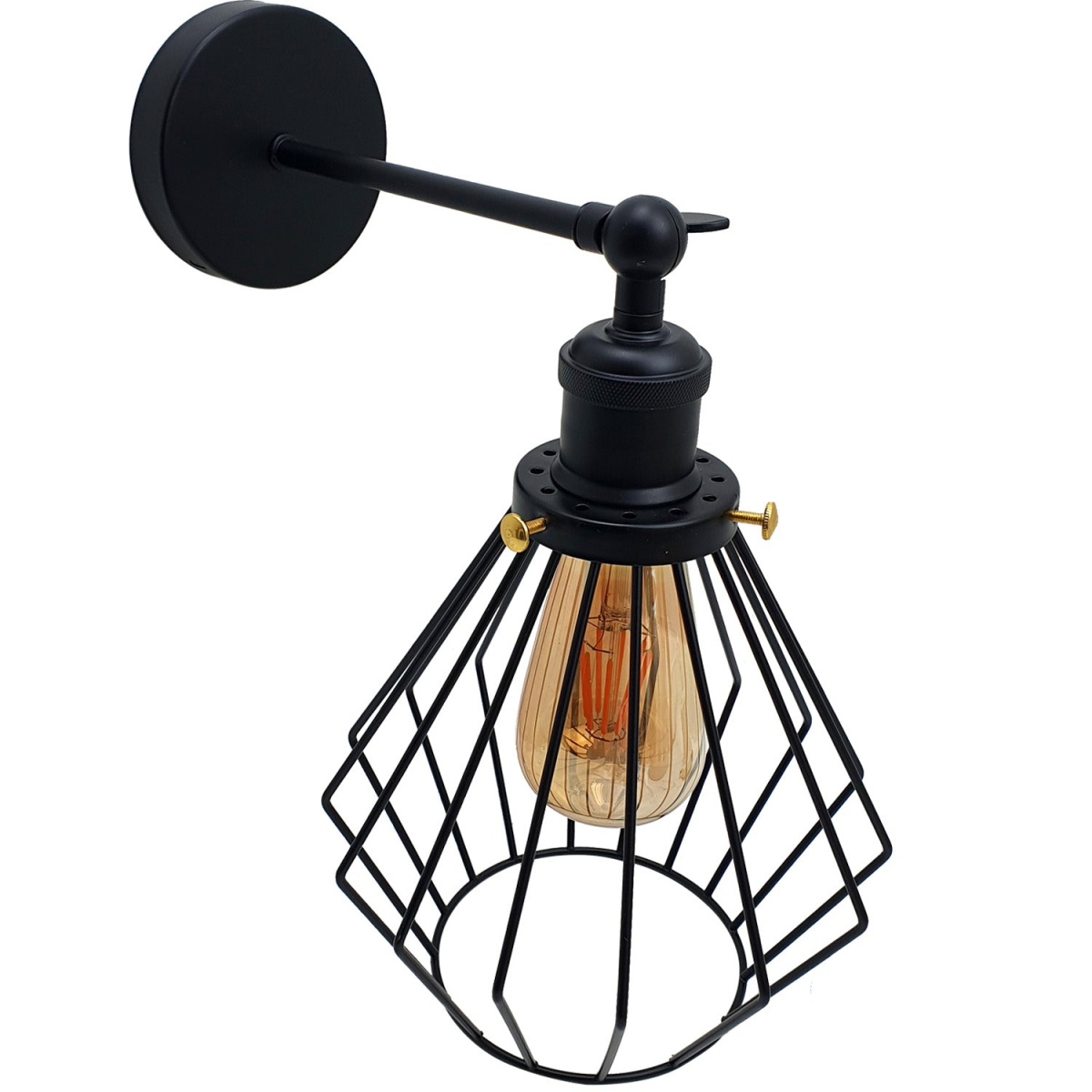 Vintage Industrial Adjustable Retro E27 Metal Wall Lamp~2695