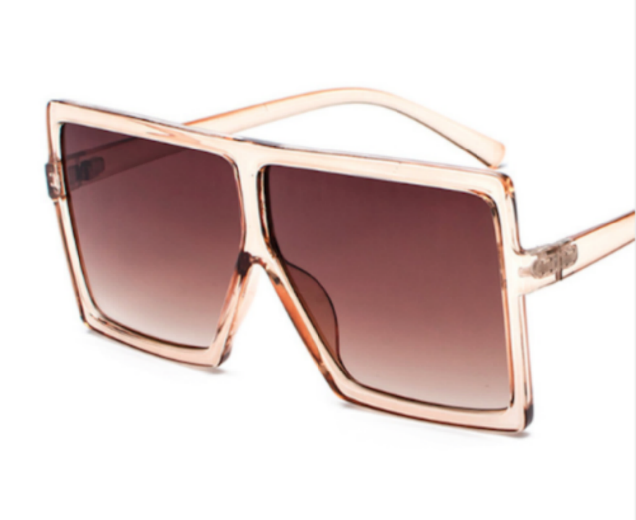 Oversized Square Flat Top Women Very Lrge Ladies Fashion Sunglasses Shade UV400
