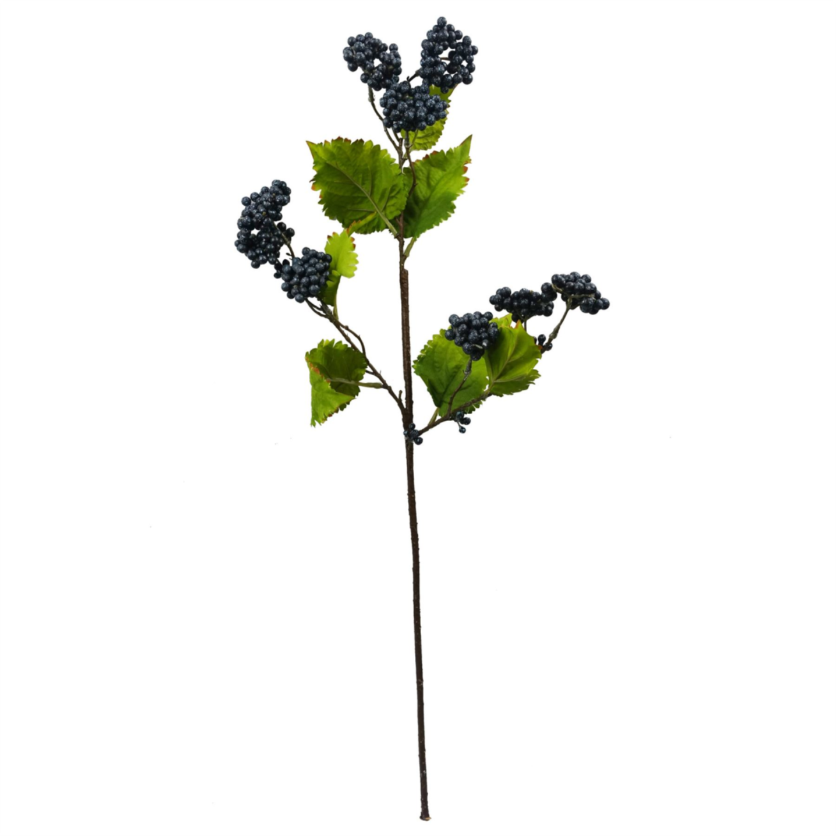 6x 65cm Grape Leaf Foliage Spray with Berries Artificial