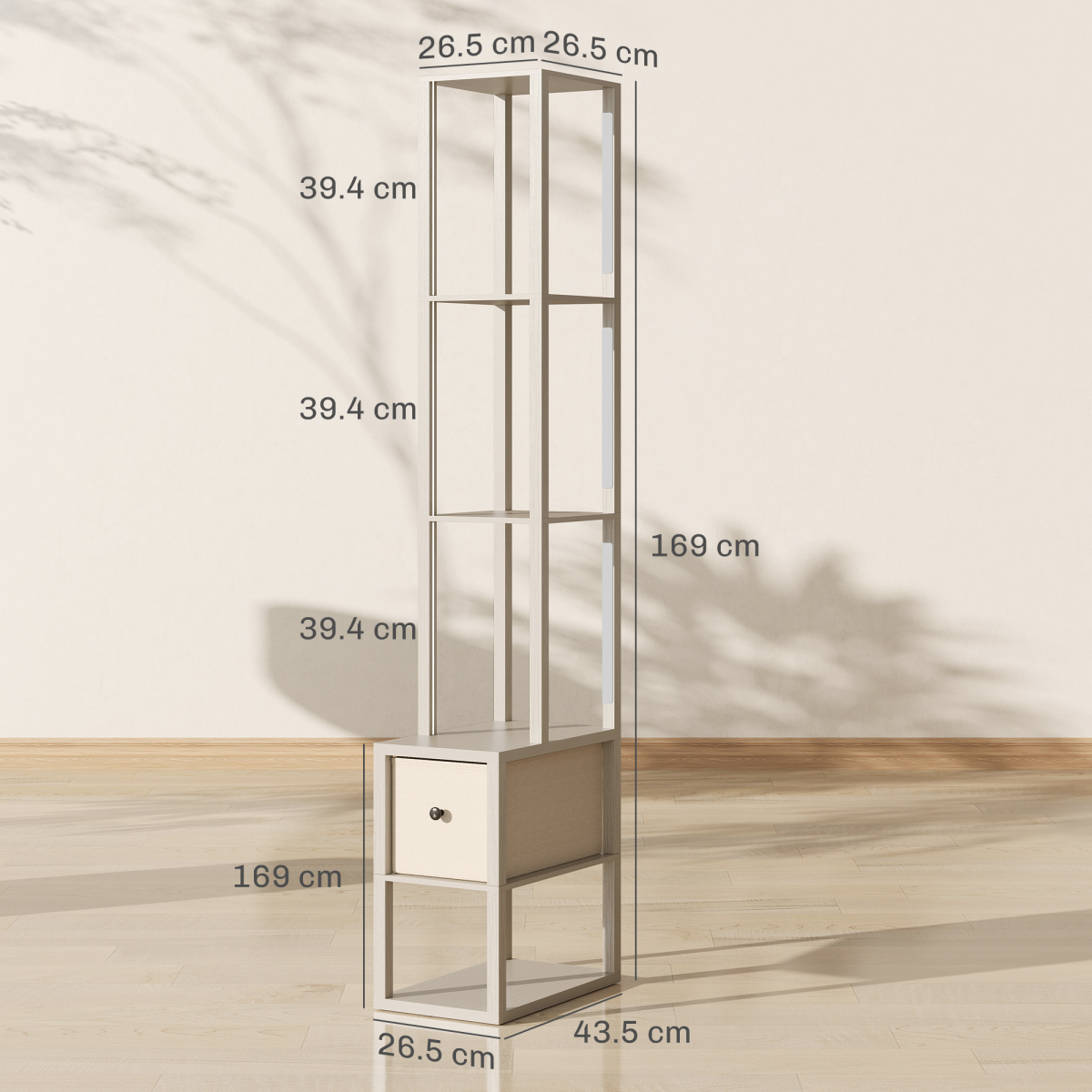 Bathroom Storage Cabinet-White