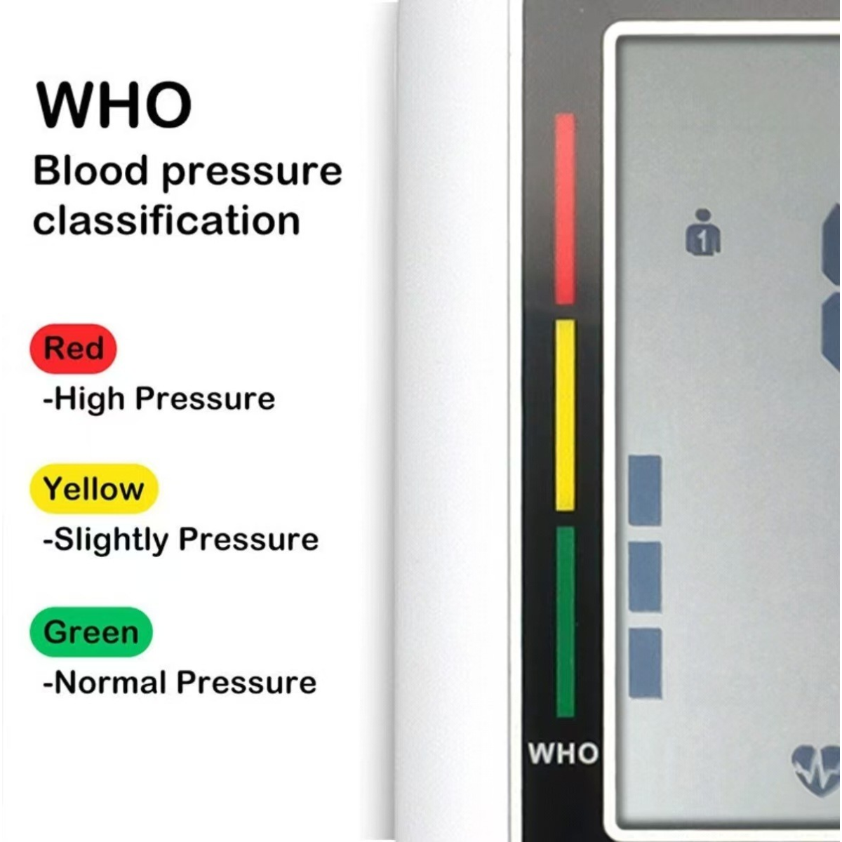Digital Blood Pressure Monitor Automatic Arm Pulse Meter Voice Talking BP Machine