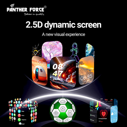 Panther Force Stylish AMOLED Display Smart Watch