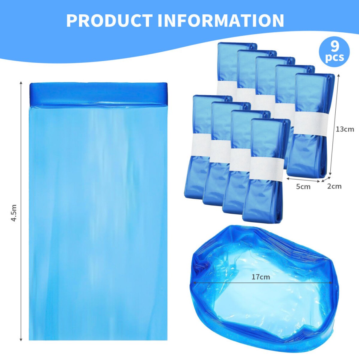 9pcs Disposal Nappy Bin Refills Cassettes for AngelCare,Tommee Tippee & Click