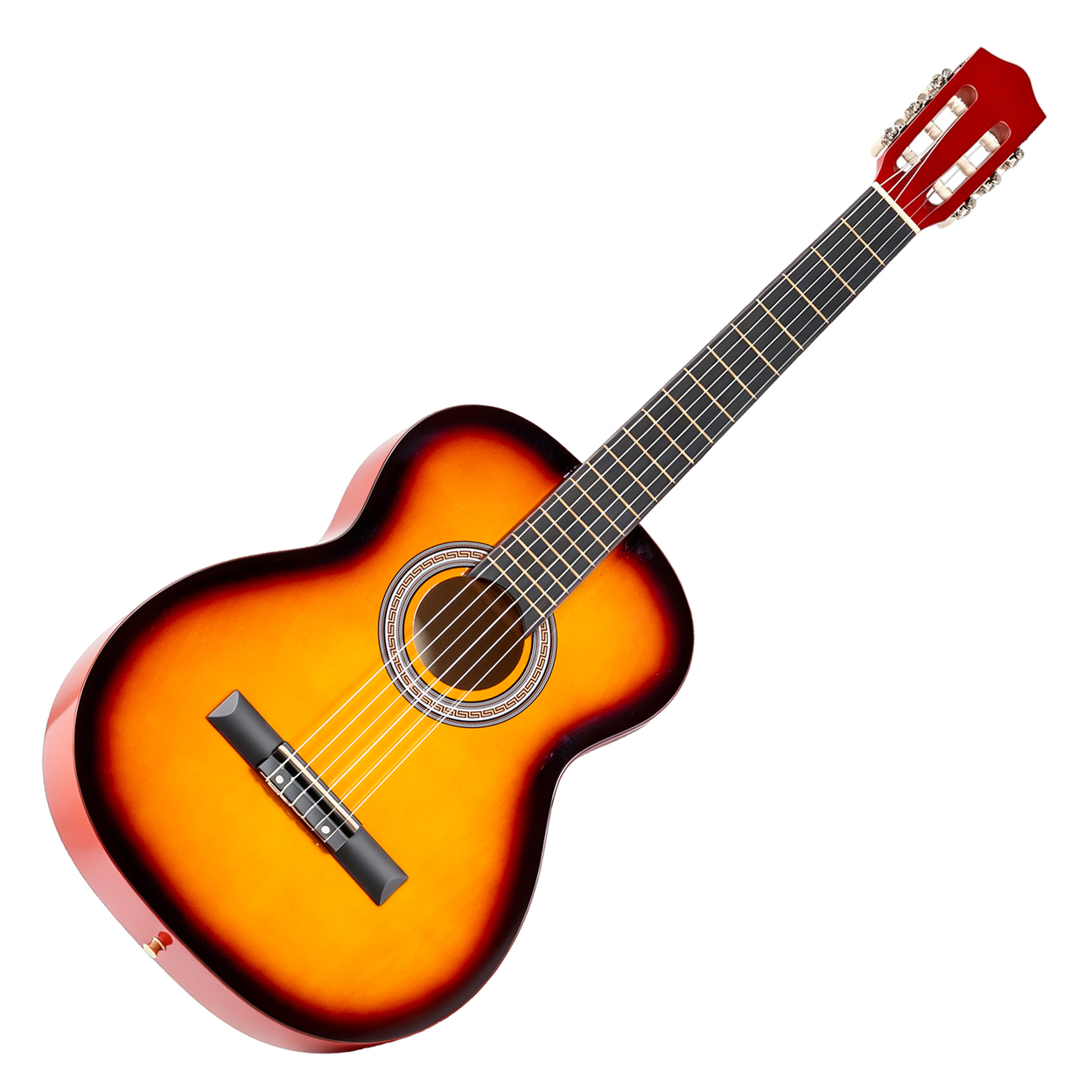 39 Inch Basswood Classical Folk Guitar Sunset Color