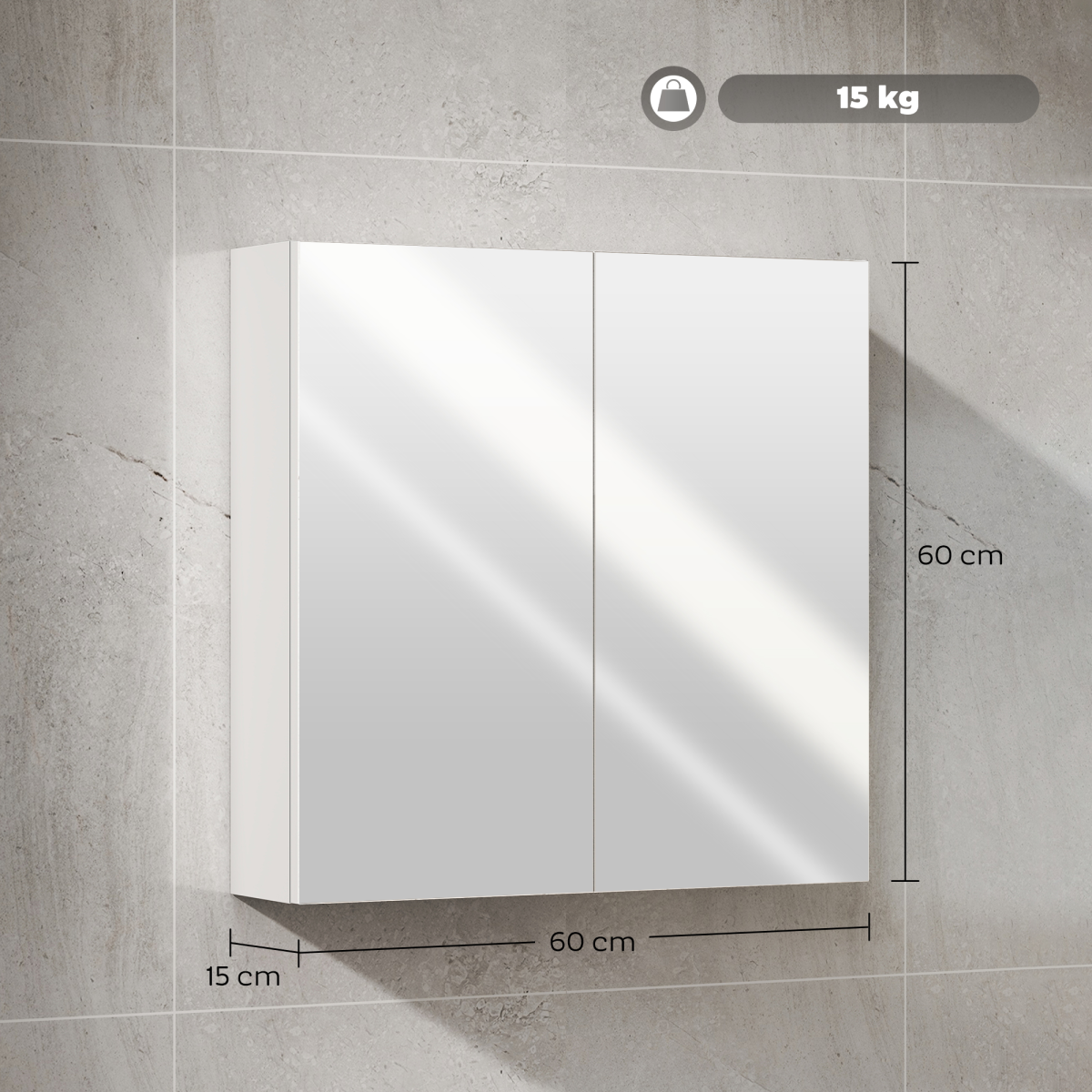 Bathroom Cabinet with Mirror