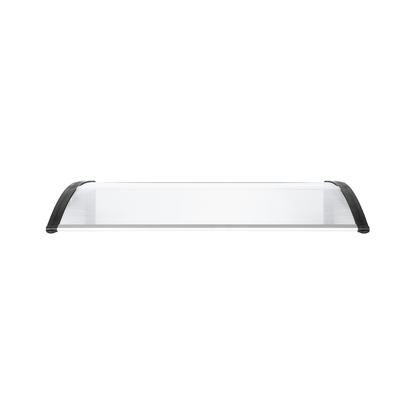 【Same Code：48202358】HT-120 x 80 Household Application Door & Window Rain Cover Eaves Canopy White & Black Bracket