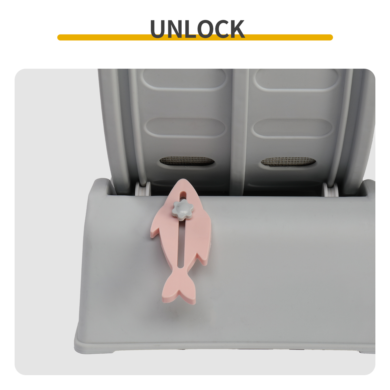 80*34*86CM, Gray PP track connector assembly, Round shape with gray carpet + 1 cat teaser stick, 15kg cat treadmill