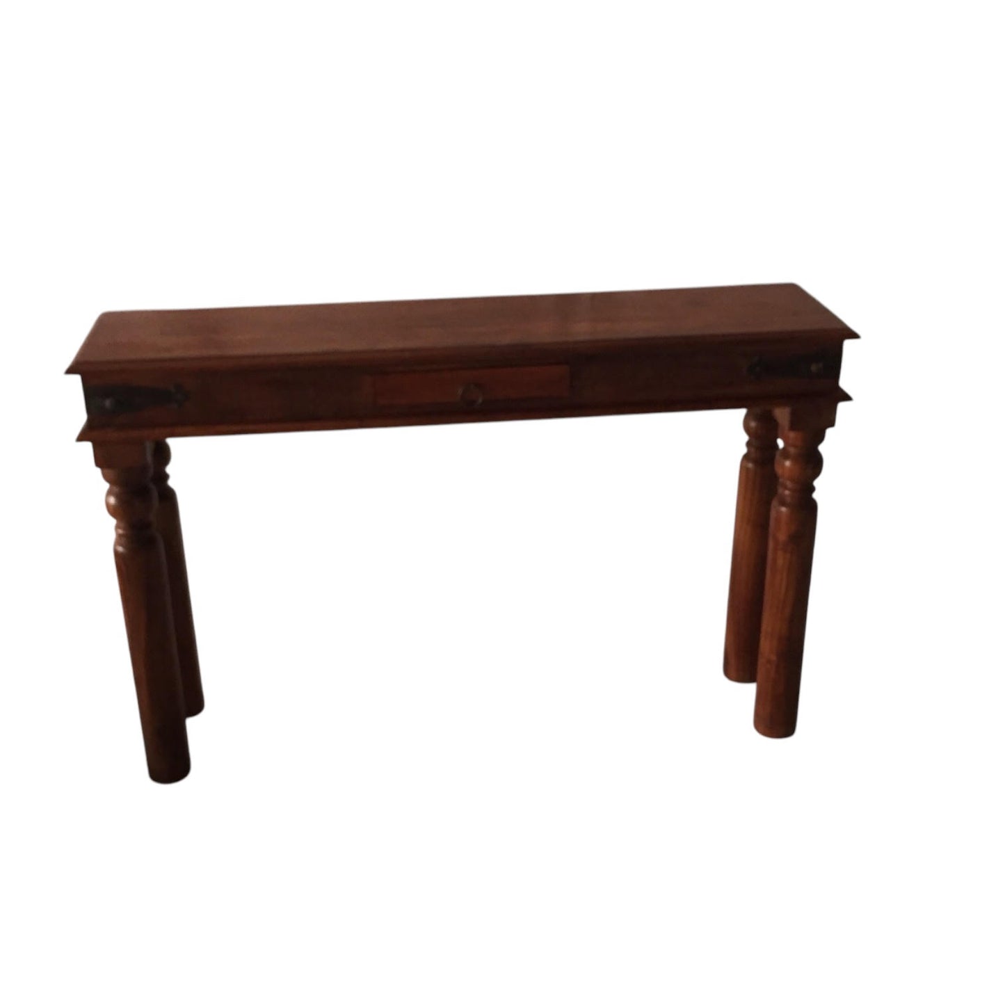 AcaciaHome Durable and Elegant 120CM Wooden Console Table - Spacious Storage and Timeless Design Home Décor with Classic Charm Table for Living Room, Hallway, and Entryway