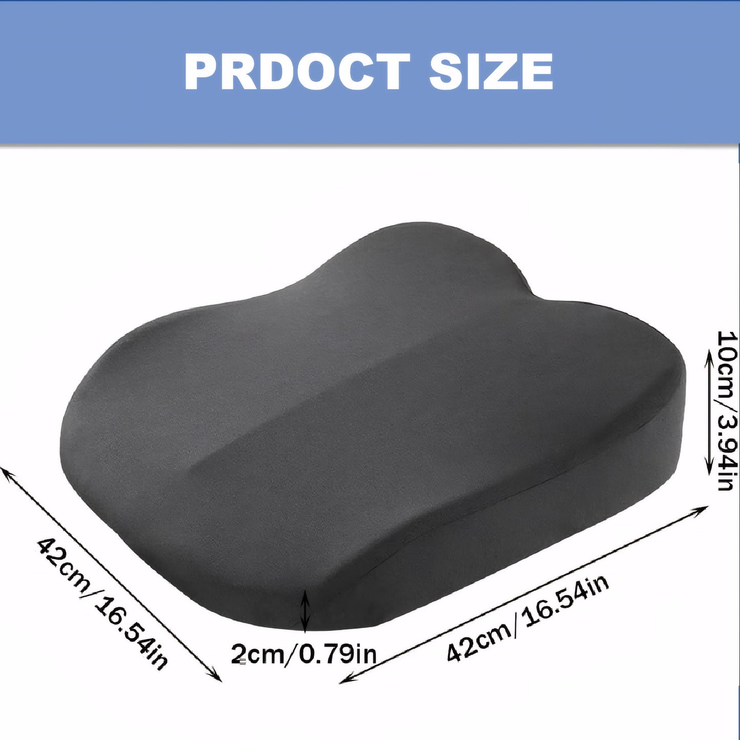 Car Seat Cushion,Car Seat Cushions for Driving,Soft Comfort Seat Cushion for Height,Memory Foam Adult Booster Seat,Pressure Relief Booster Cushions