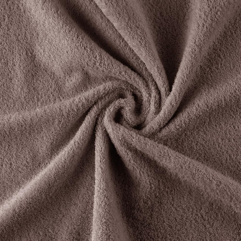 Top Towel - Premium - Large Bath Towels - Bath Towels - 2 Face Towels or Bidet -30x50cm - 100% Cotton - 600g - Vison
