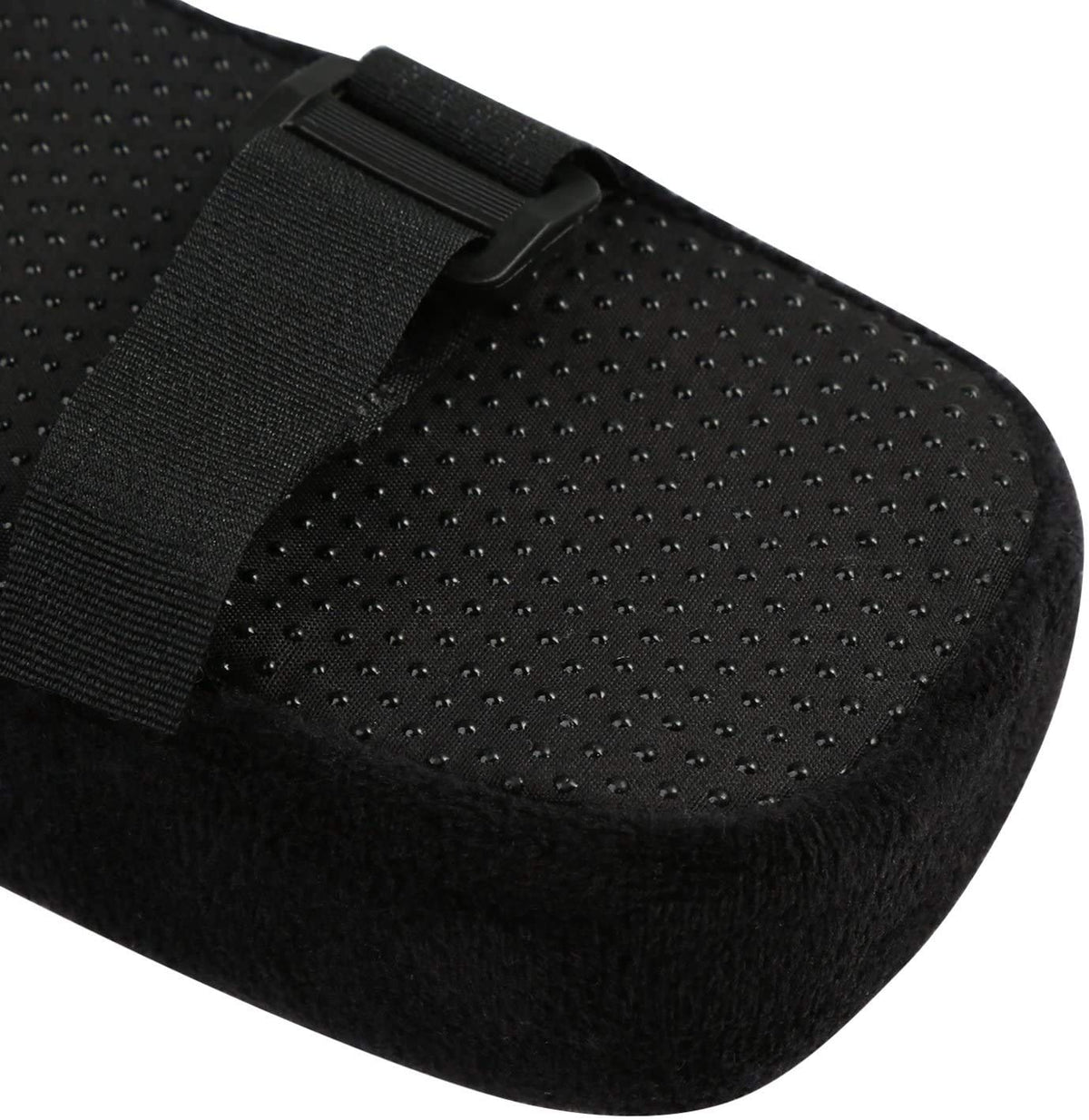 LEADSTAR Armrest Pads, Chair Arm Covers Cushions Ergonomic Memory Foam Anti-Slip Elbow Support Pillow for Computer, Gaming and Desk ChairsBlack