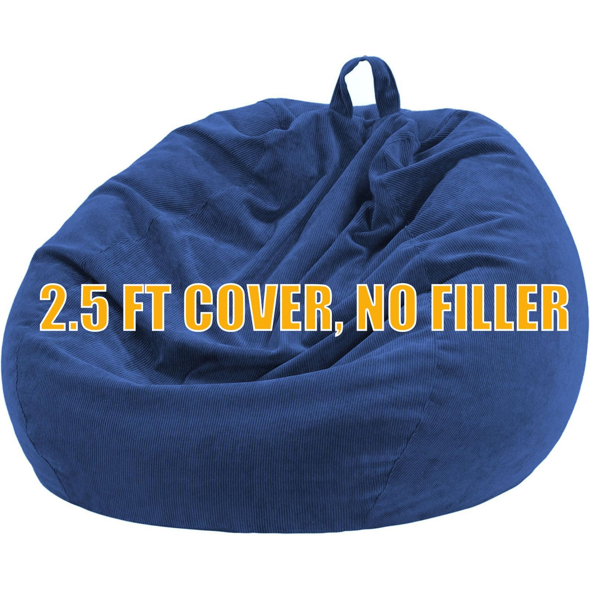 Nobildonna Bean Bag Chair Cover No Filler for Kids Beanbag Stuffed Animal Storage Without Filling Plush Toys Holder and Organizer Soft Premium