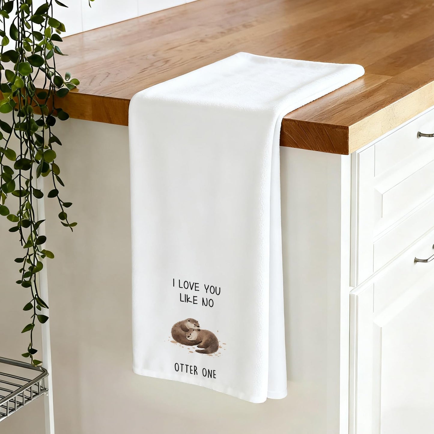 Yeeaulpa Otter Gifts Kitchen Towel,Otter, Otter Birthday Gifts,Sailing Gift Towels,Marine Biology Present,Sea Swimming Presents,Animal Lovers