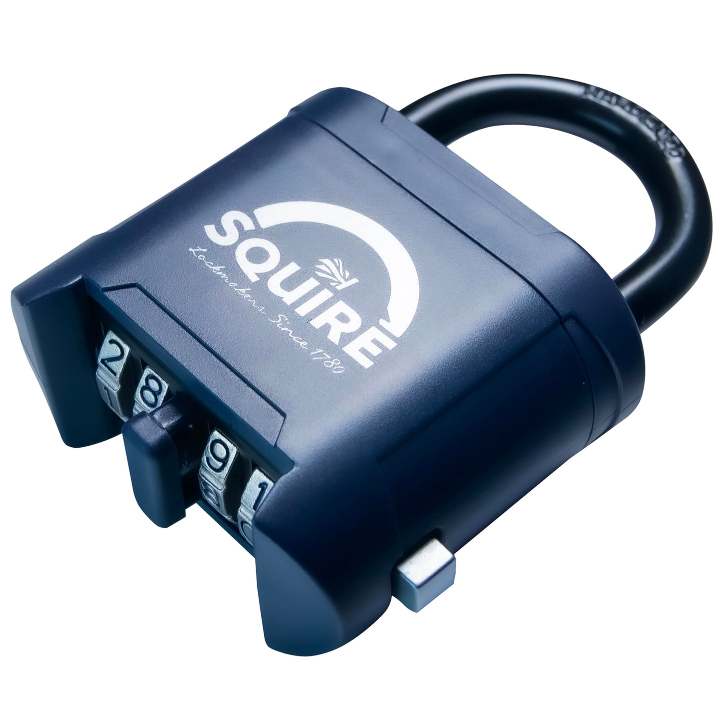 Squire Mystic Combi BF60 Heavy Duty Combination Padlock ? 4 Wheel Code Lock for Shed, Gate, Outdoor Use ? Keyless Security