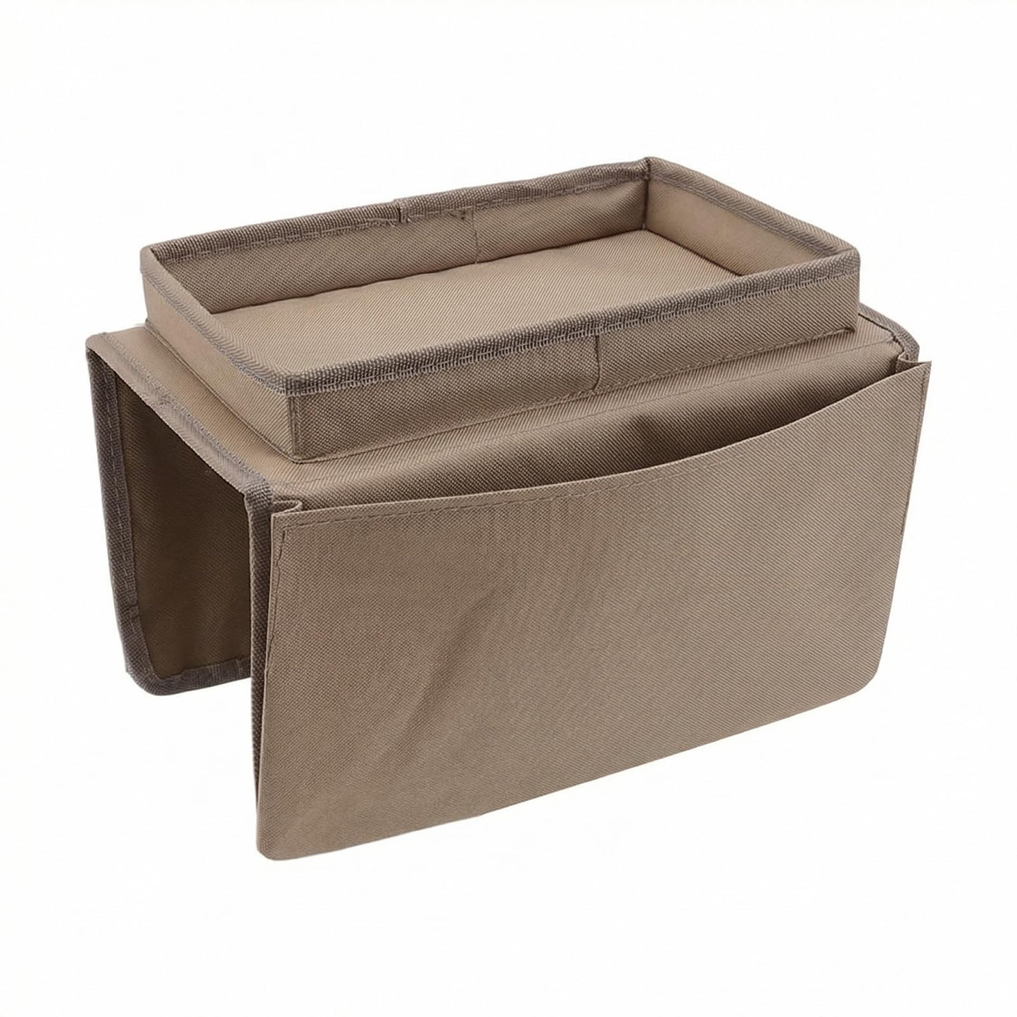 Sofa Armrest Organiser, Armchair Caddy with Tray, Couch Arm Tray Stylish And Durable Multifunctional Pocket Storage Bag