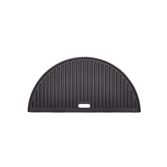 Kamado Joe KJ-HCIGRIDDLE Classic Joe - Half Moon Cast Iron Reversible Griddle Grill Accessory, Black