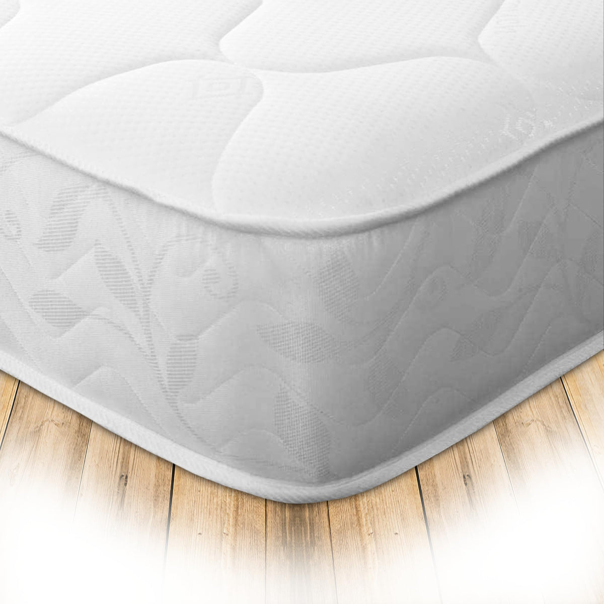 Starlight Beds Serene White Small Double Mattress, 4ft x 6ft3