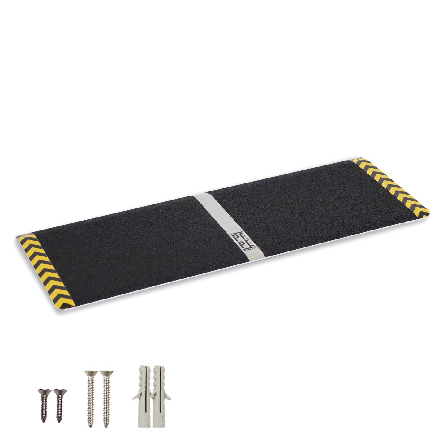 PEPE Mobility Wheelchair Ramp 81 x 30 cm (2-6 cm Height), Non-Slip Surface, Ideal for Step and Curb, Supports 270 Kg