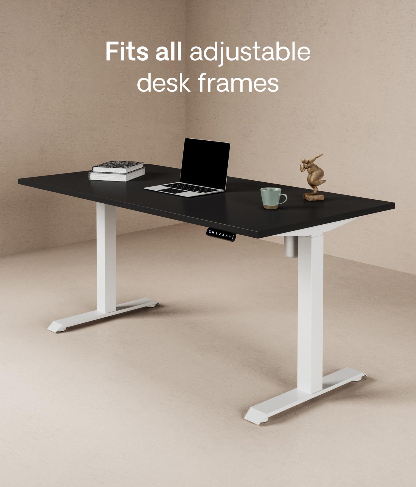 Desktronic Table Top 160 x 80 cm Desk Top - Perfect for Height-Adjustable Desks, Dining Tables and More - Made in Europe